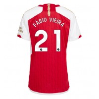 Arsenal Fabio Vieira #21 Hemmatröja Dam 2023-24 Kortärmad